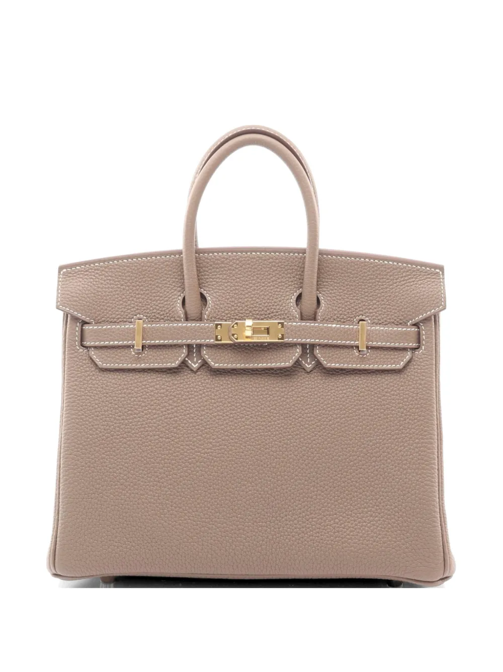 Hermès Pre-Owned Birkin 25 Togo handbag - Neutrals