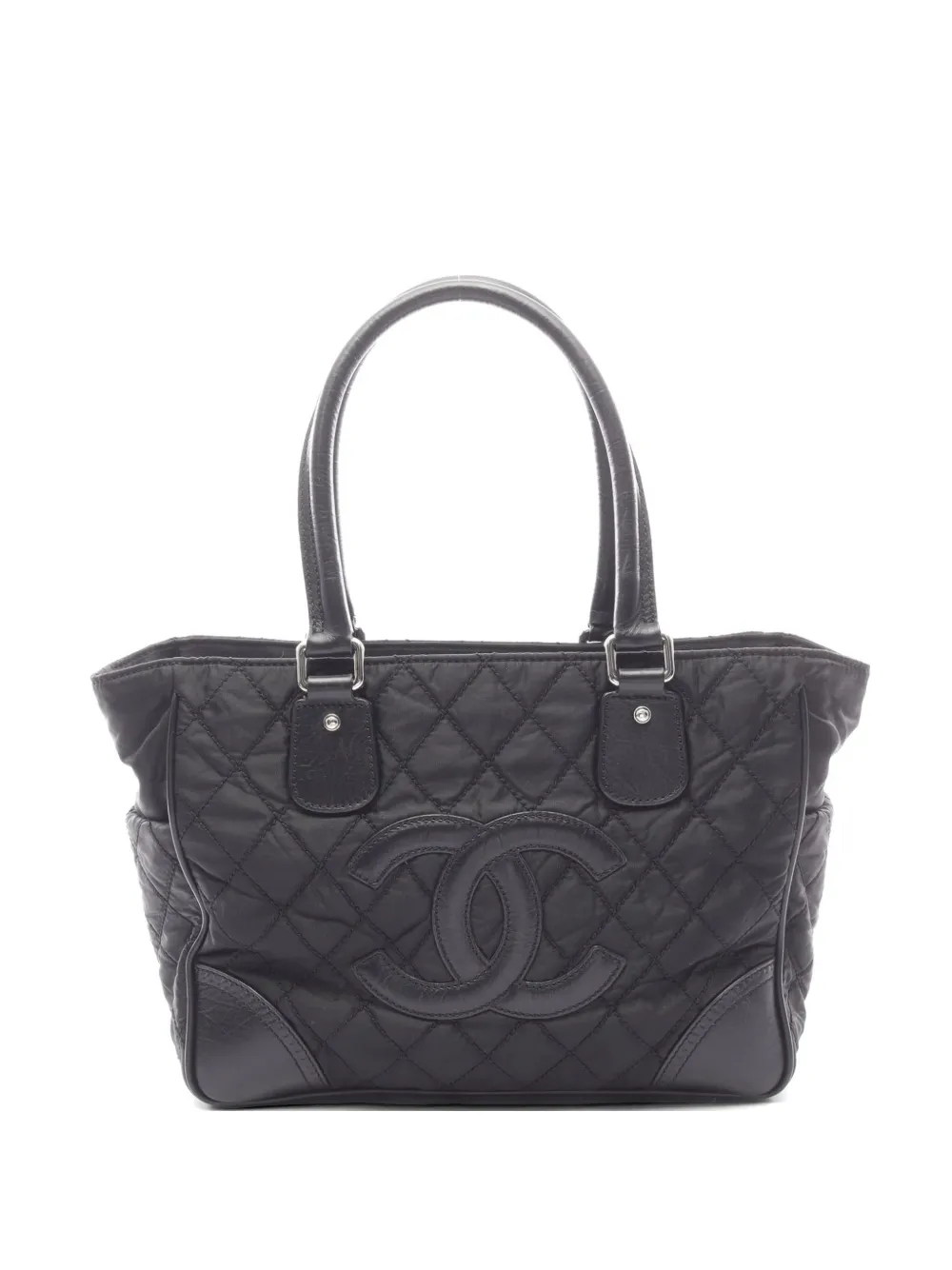 CHANEL Pre-Owned 2008-2009 quilted tote bag - Nero