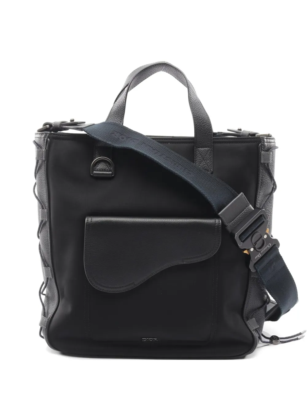 Christian Dior Pre-Owned 2010s Saddle tote bag - Black