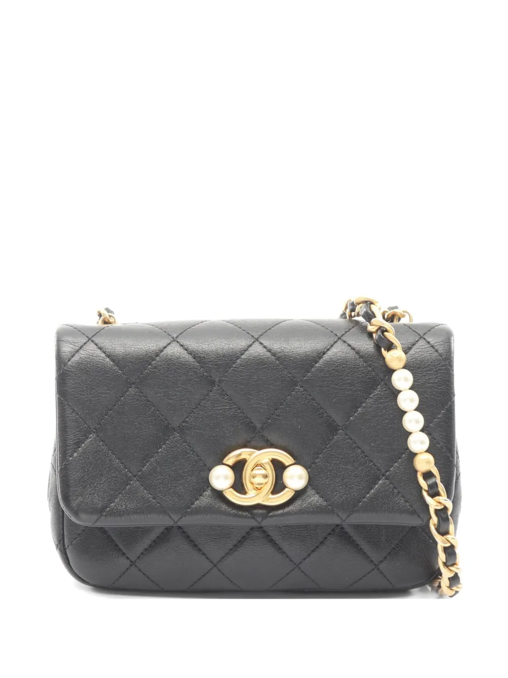 CHANEL Pre-Owned 2021s small matelassé flap-closure shoulder bag - Nero