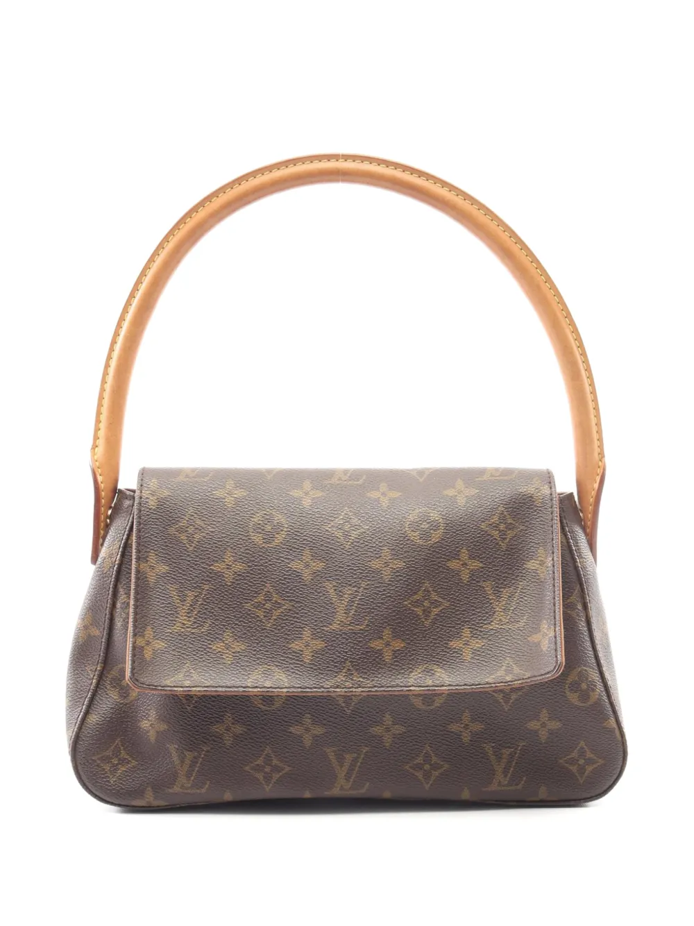 Louis Vuitton Pre-Owned 2002 Looping monogram-pattern shoulder bag - Brown