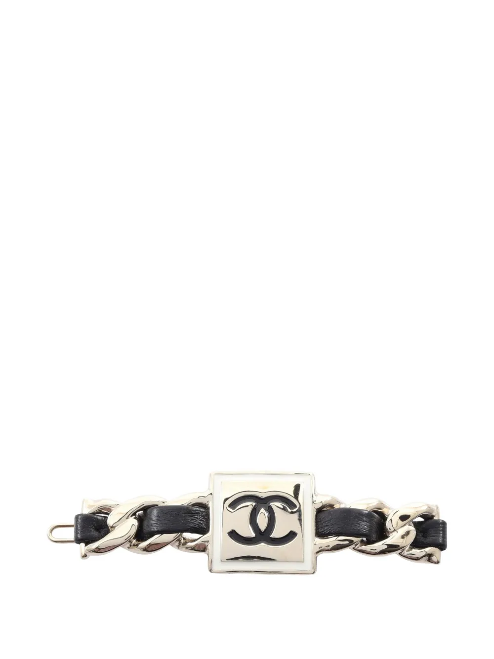 CHANEL Pre-Owned 1986-1988 Coco Mark Barrett hair clip - Oro