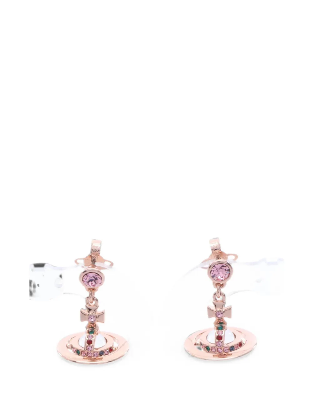 Vivienne Westwood Pre-Owned 20s Petite Orb earrings - Rosa