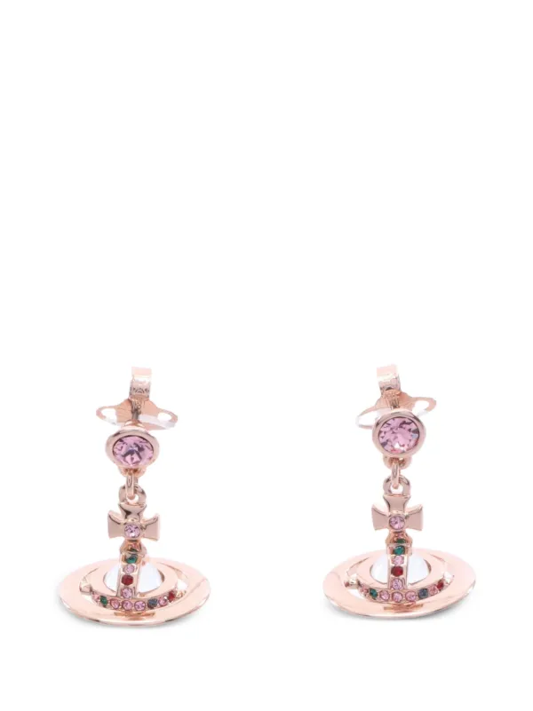 Vivienne Westwood Pre-owned 20s Petite Orb Earrings in Pink