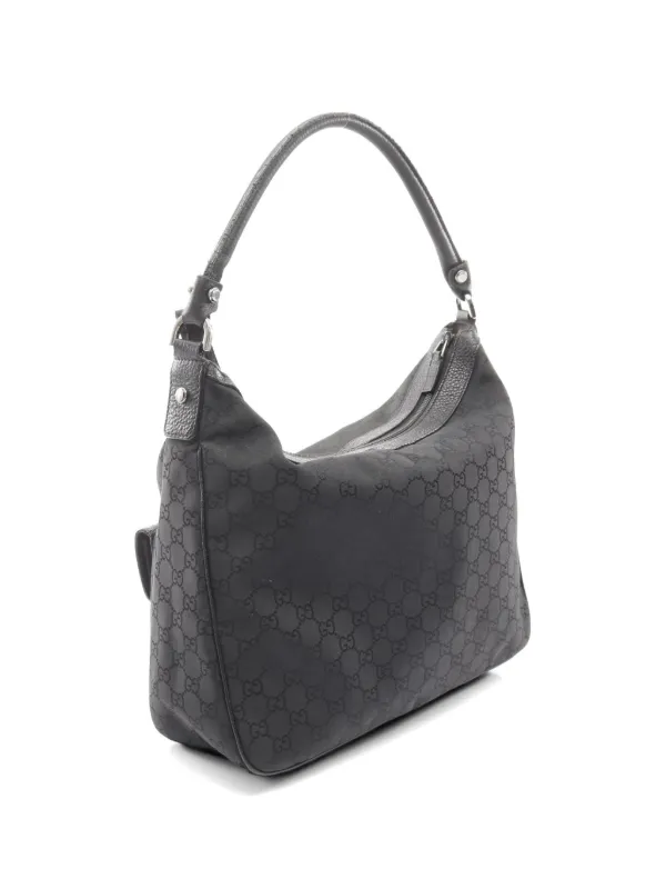 Gucci Pre-Owned 2000s GG Shoulder Bag | Black | FARFETCH