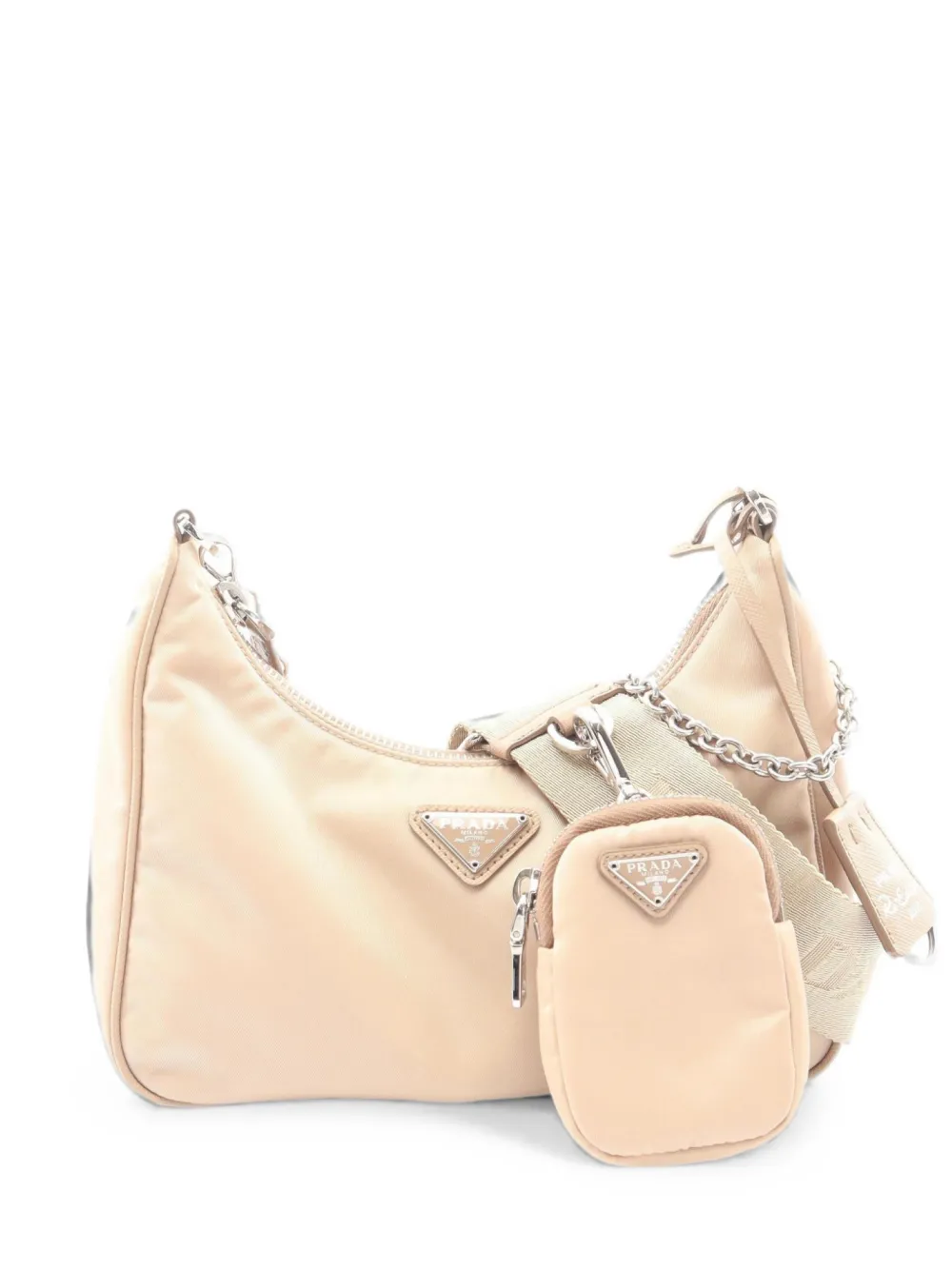 Prada Pre-Owned 2010s Re-Edition 2005 two-way handbag - Toni neutri