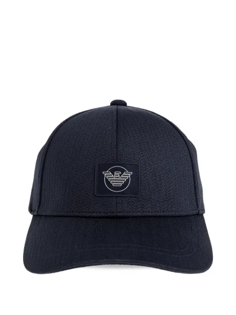 Emporio Armani gorra de béisbol con parche del logo