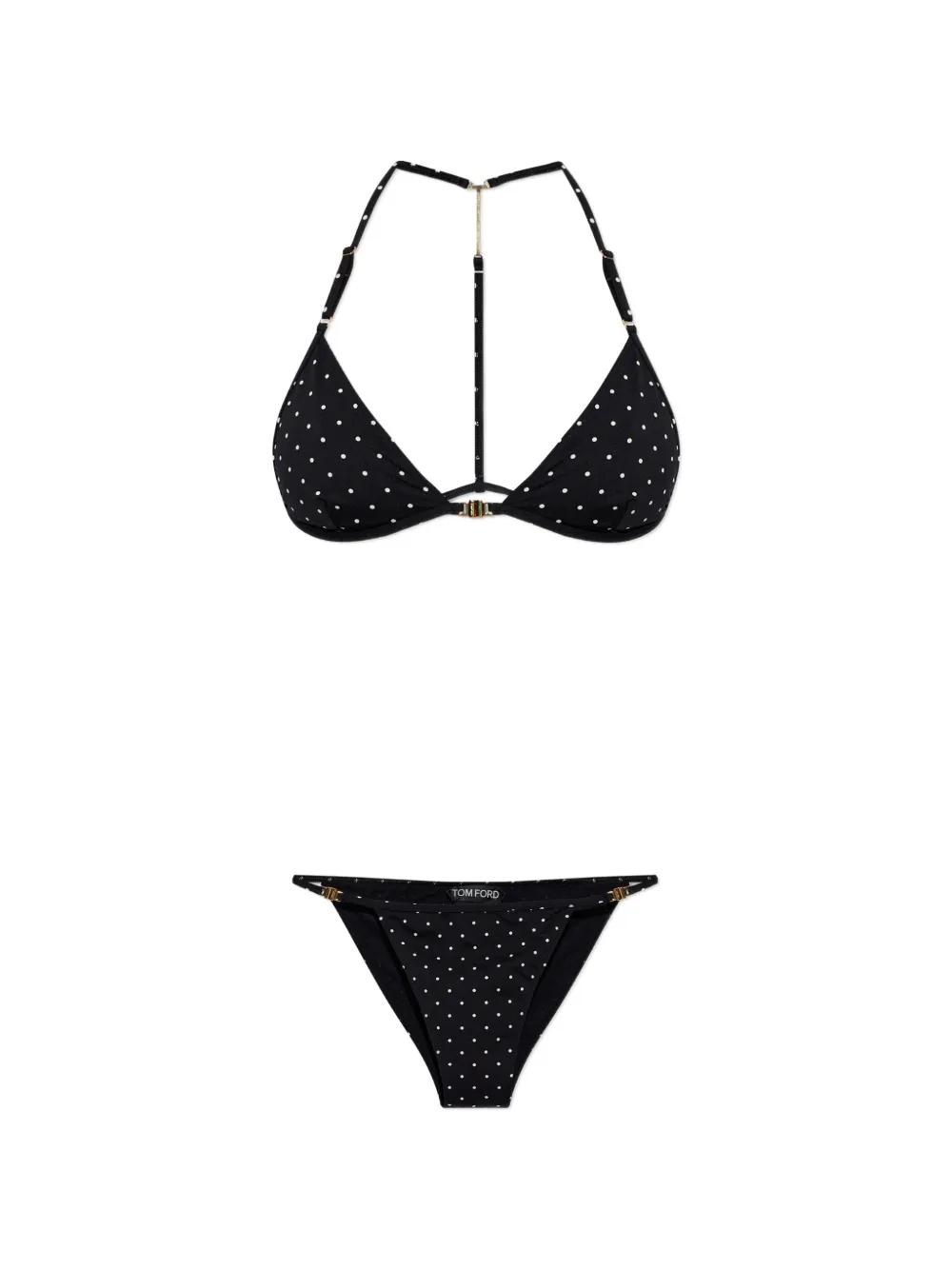 TOM FORD polka-dot-print bikini - Nero