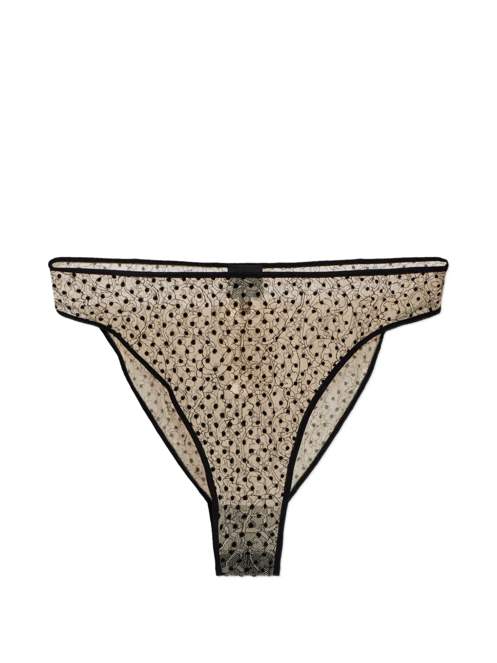 TOM FORD polka-dot lace briefs - Nude