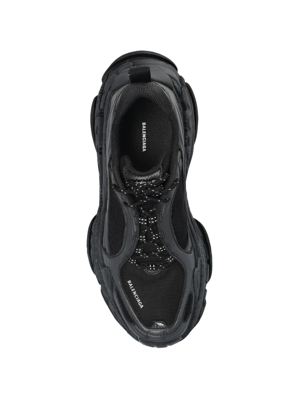 Balenciaga Sneakers met chunky zool en mesh vlakken Zwart