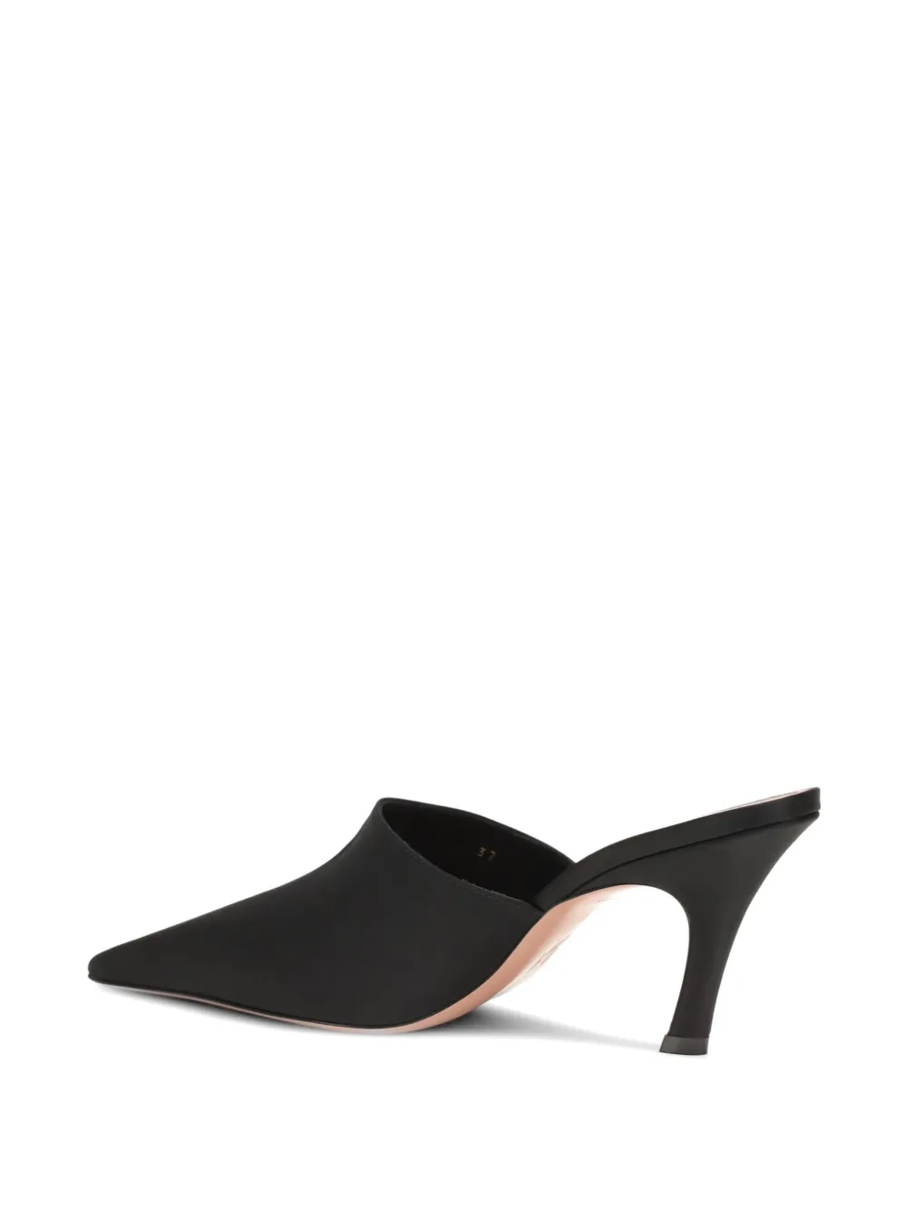 Amina Muaddi Jamie pointed-toe mules Zwart