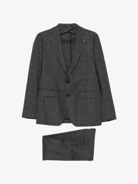 Tagliatore check-pattern single-breasted suit