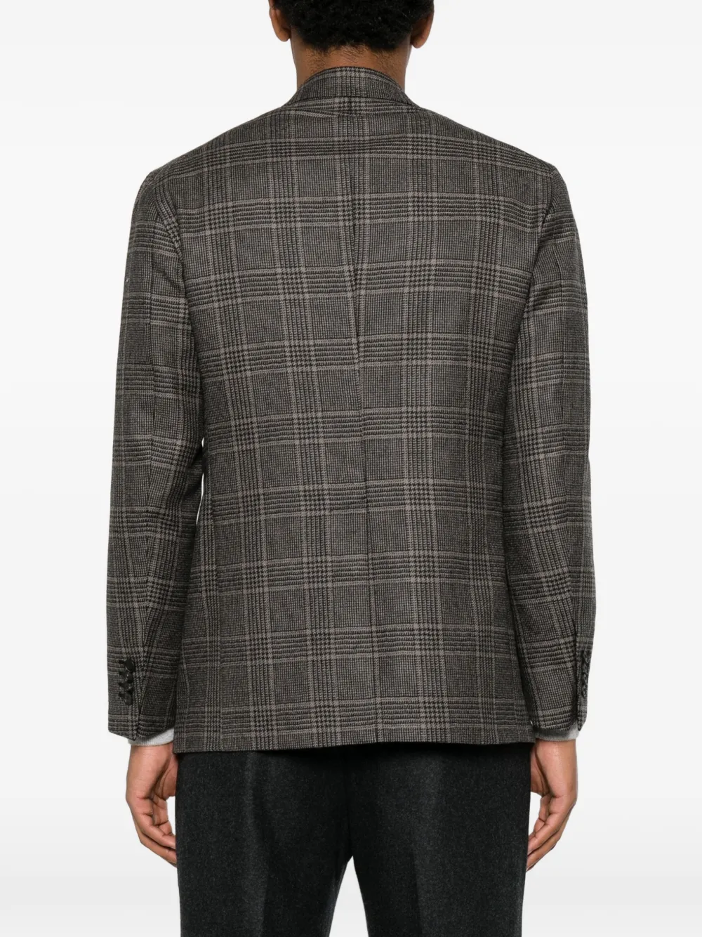 Tagliatore Geruite blazer Bruin
