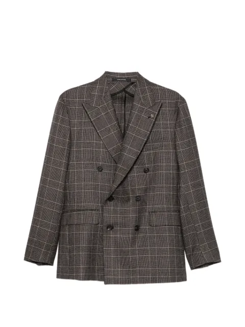 Tagliatore double-breasted check blazer