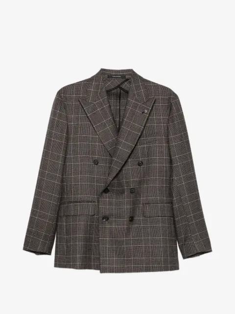 Tagliatore double-breasted check blazer