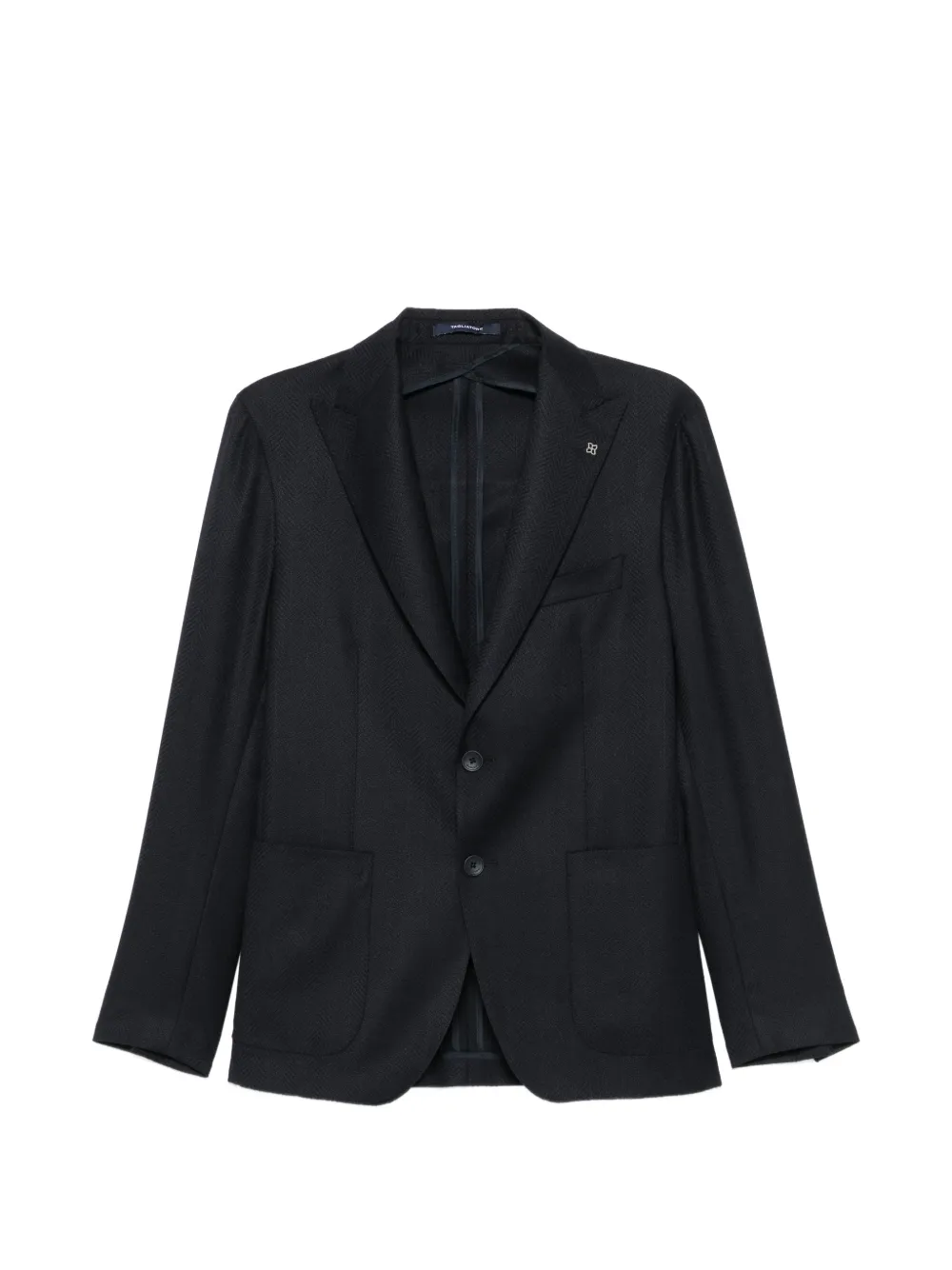 Tagliatore herringbone-weave blazer - Blu