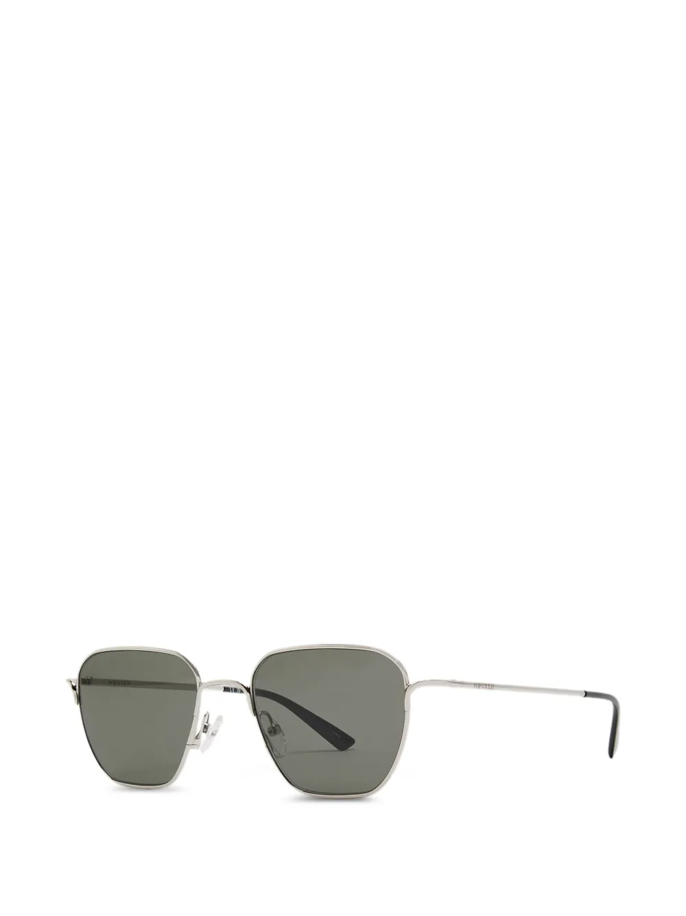 Alexander McQueen Eyewear Occhiali da sole D-frame - Argento