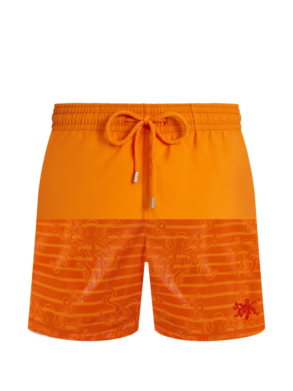 Vilebrequin Zwembroek met waterreactieve octopus-print Oranje