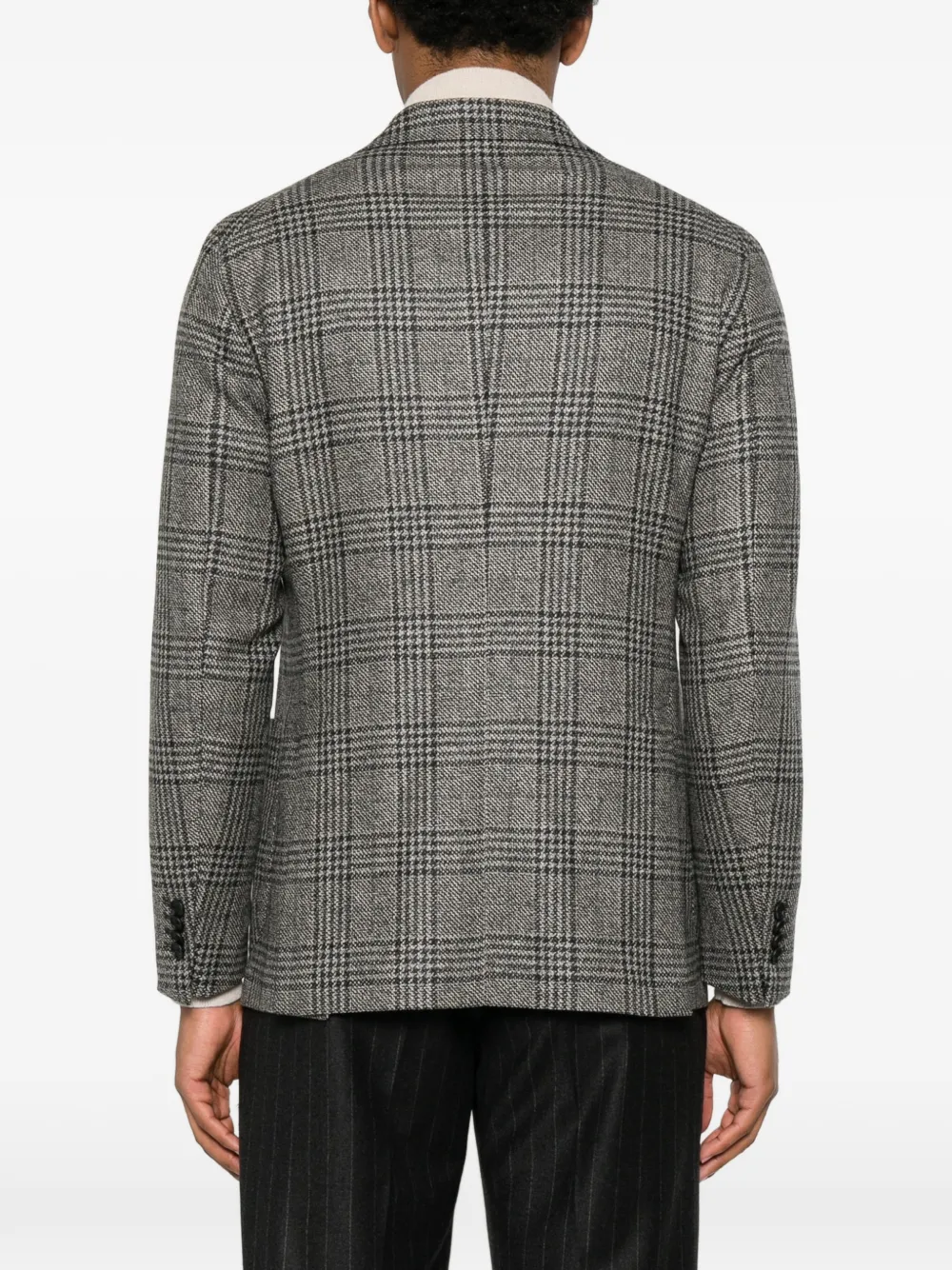 Tagliatore Prince of Wales geruite blazer Beige