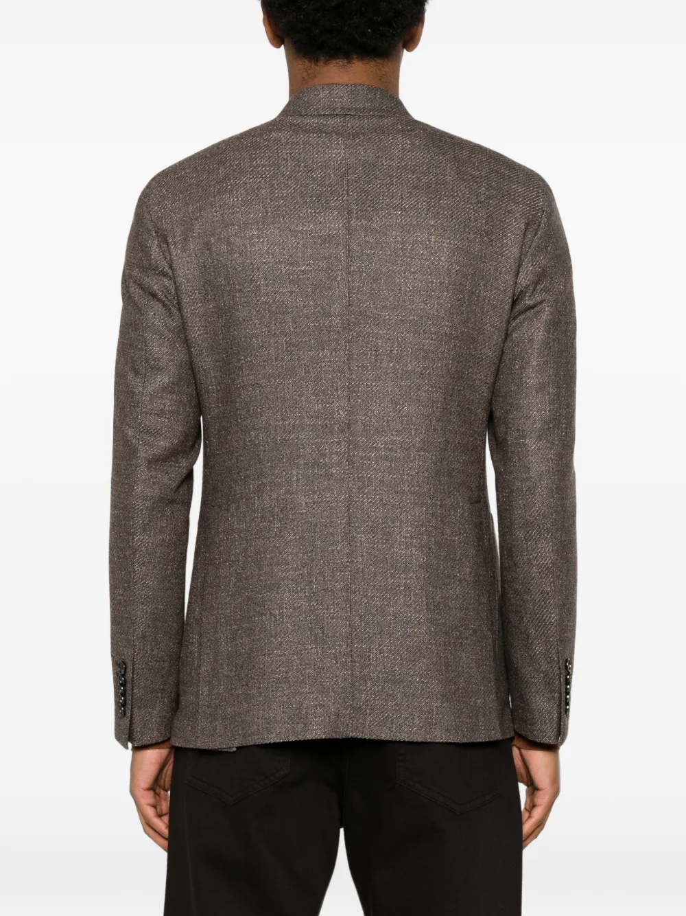 Tagliatore Geruite blazer Bruin