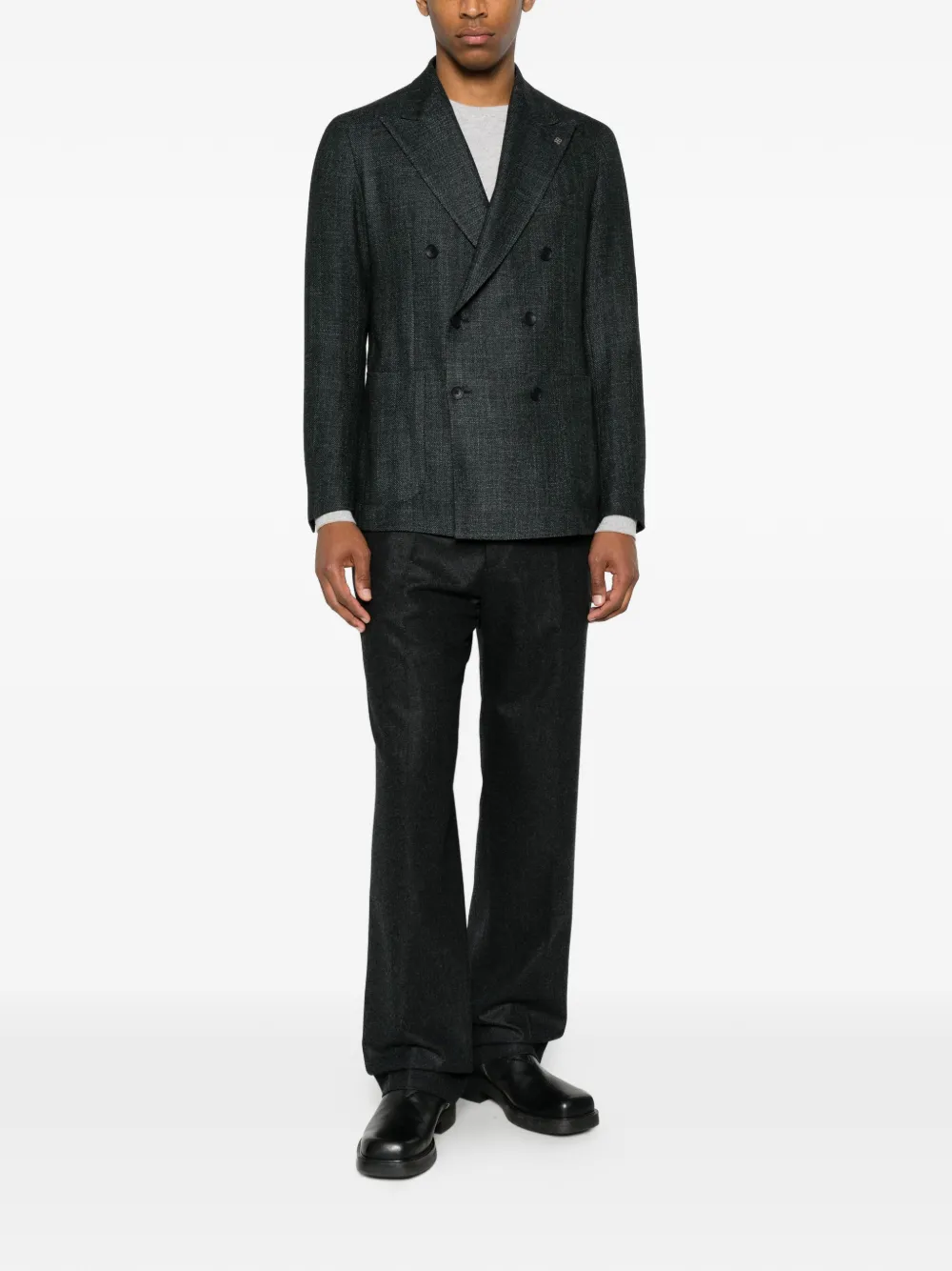 Tagliatore Blazer met dubbele rij knopen Blauw