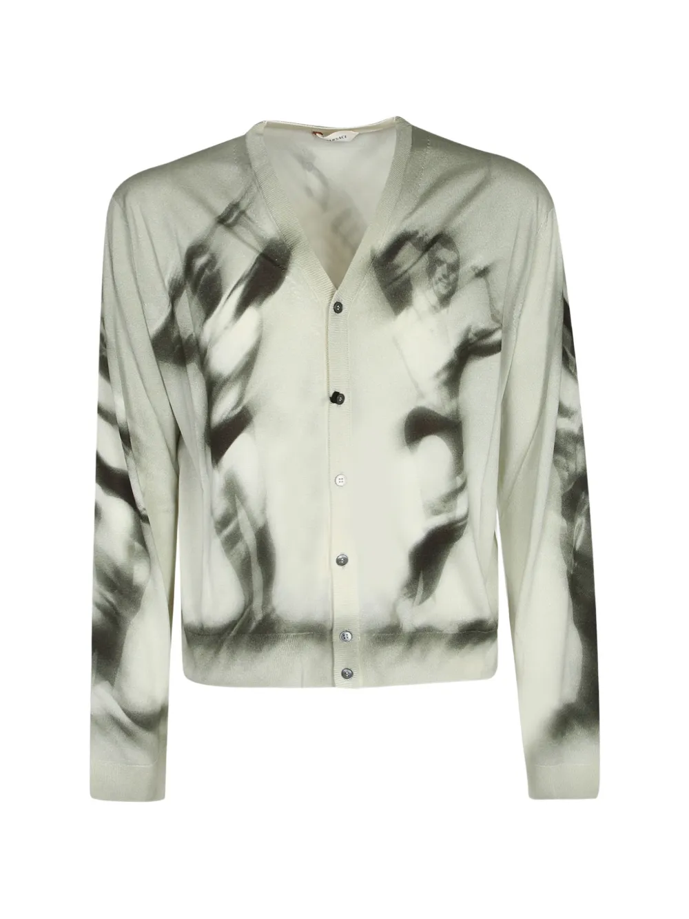 Coppola E Toppo Vintage photographic-print button-up cardigan - Bianco