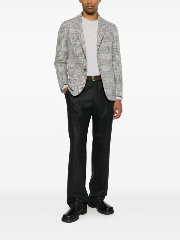grey check blazer dress Tagliatore Prince Of Wales | VendorItem#:DR35292YV3400