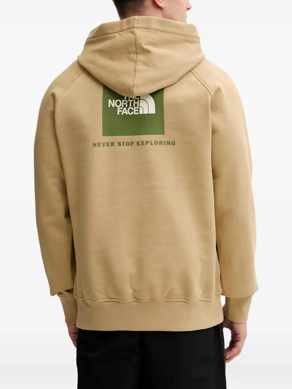 The North Face Raglan NSE Box hoodie Beige