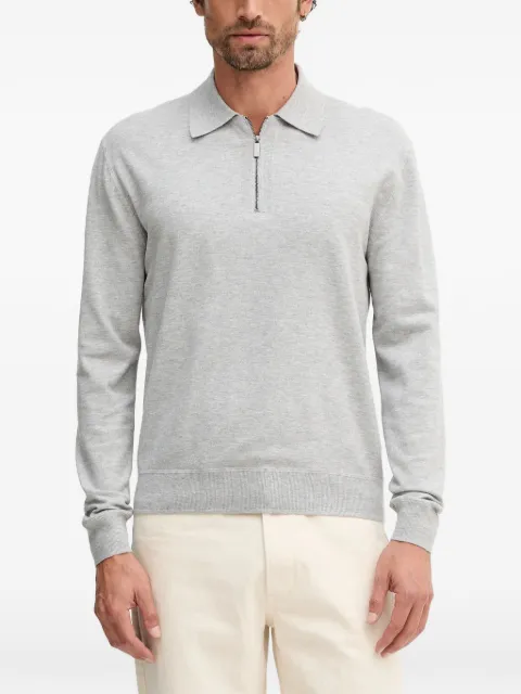 Benetton half-zip long-sleeve polo shirt