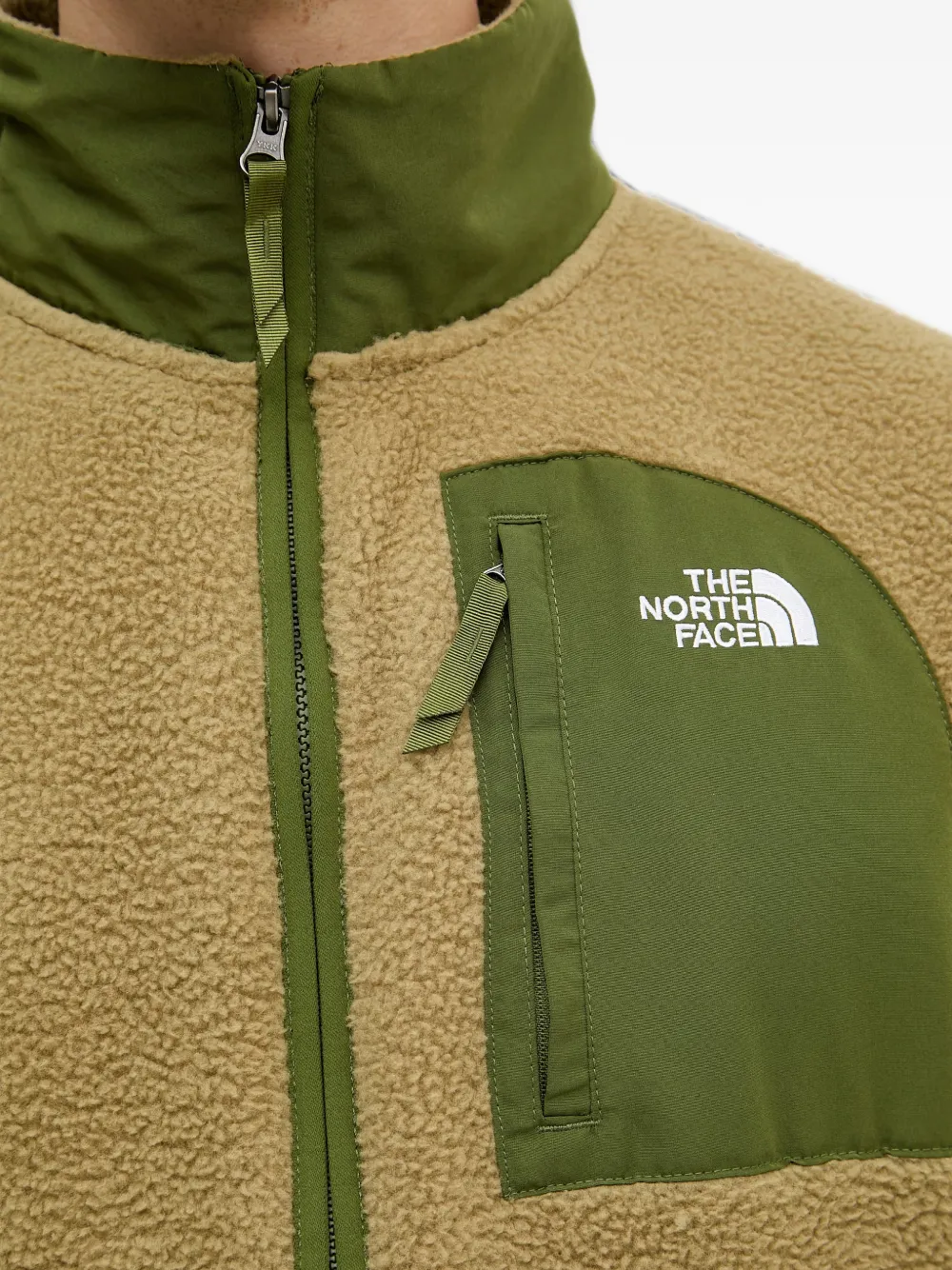 The North Face Yumiori Off-Peak fleece jack met rits Groen