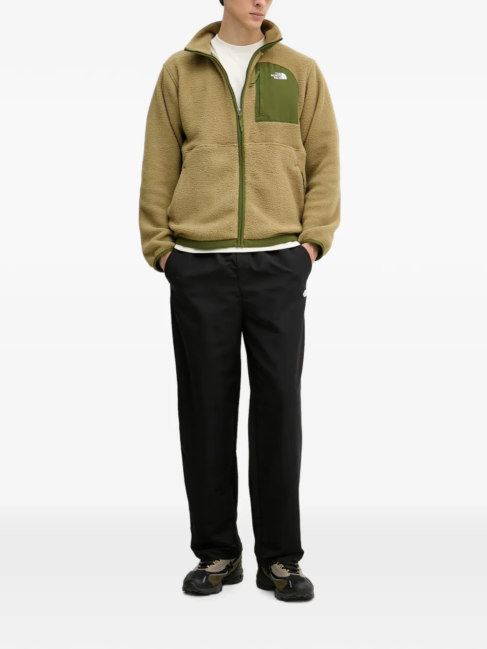 The North Face Yumiori Off-Peak fleece jack met rits Groen