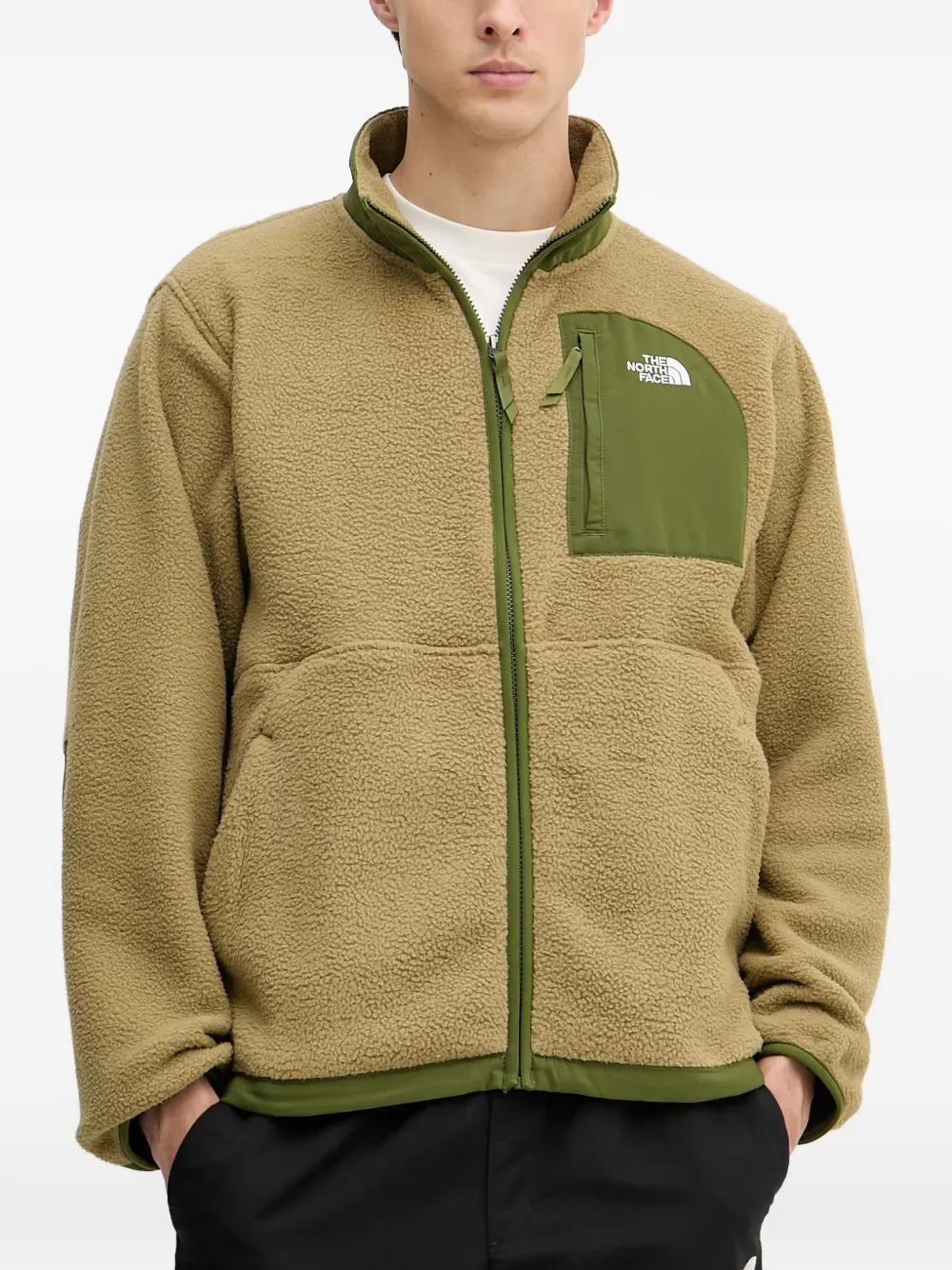 The North Face veste zippée Yumiori Off-Peak en polaire - Vert
