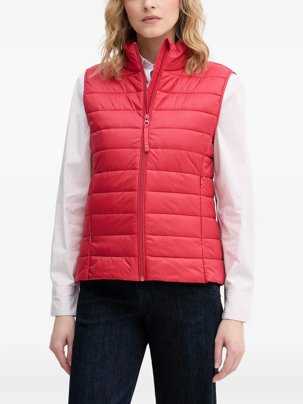 Benetton quilted gilet - Rot