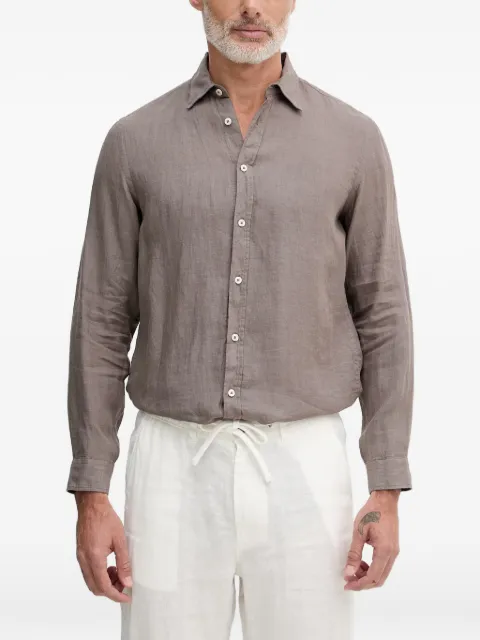 Benetton linen long-sleeve shirt