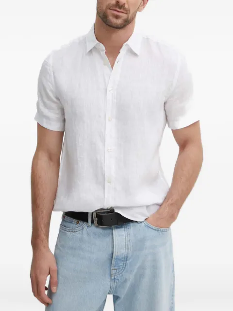Benetton short-sleeve linen shirt