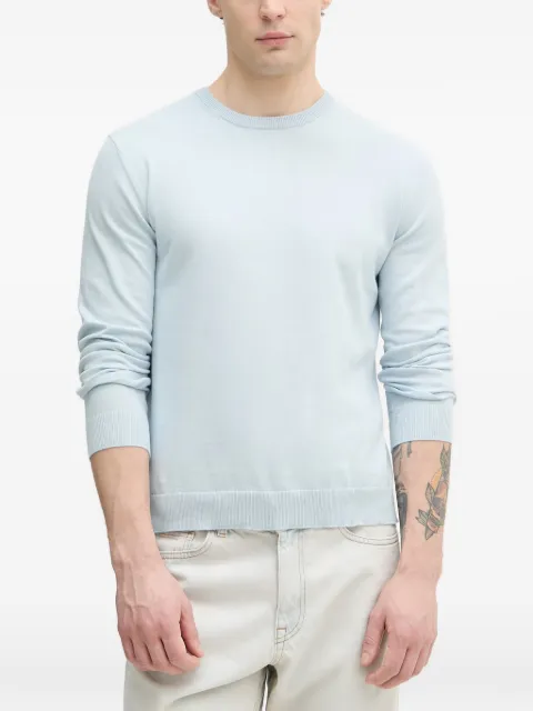 Benetton crew-neck ribbed-trim sweater