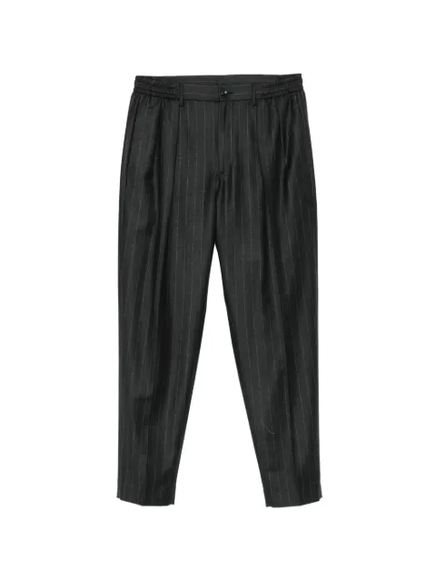Tagliatore pinstripe-pattern pleated trousers