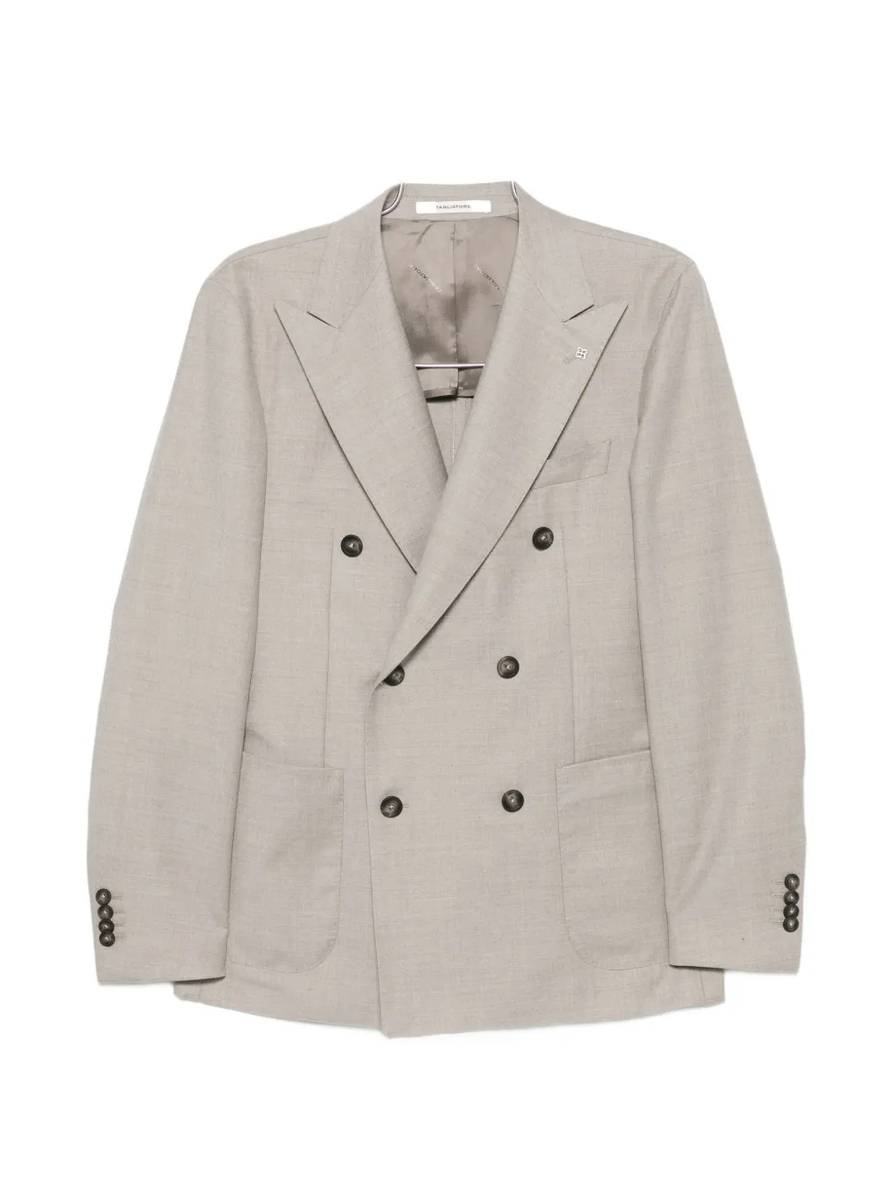 Tagliatore double-breasted peak-lapels jacket - Grey