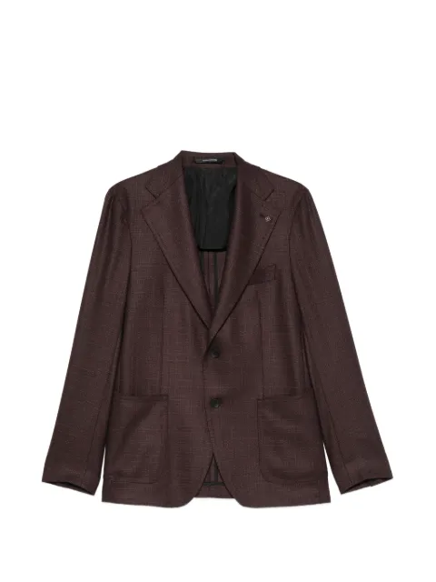 Tagliatore single-breasted notched-lapel blazer