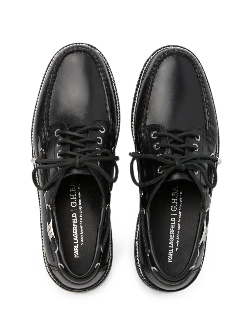 Karl Lagerfeld Jeans x G.H Bass bootschoenen Zwart