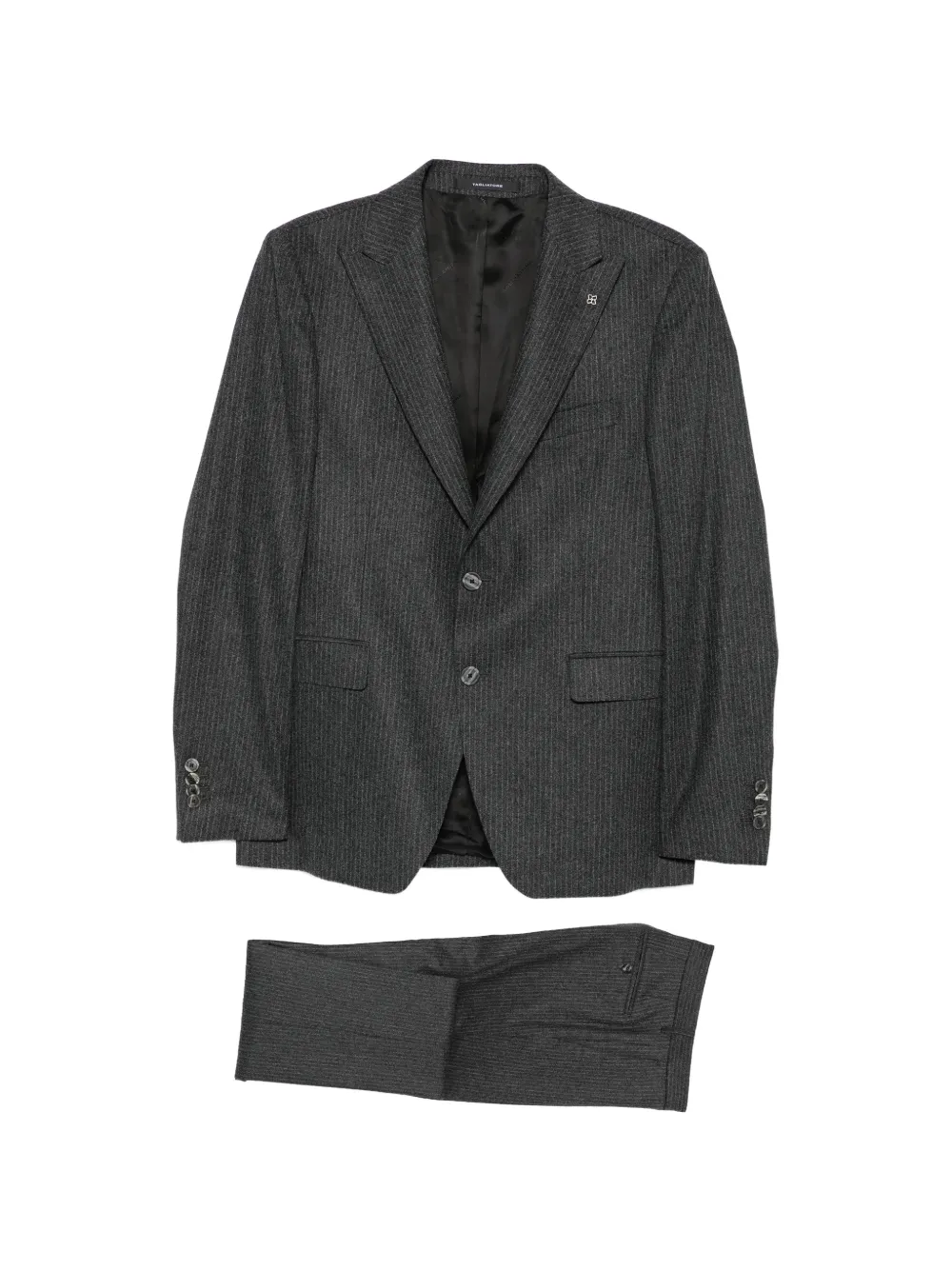 Tagliatore pinstriped wool suit - Grigio