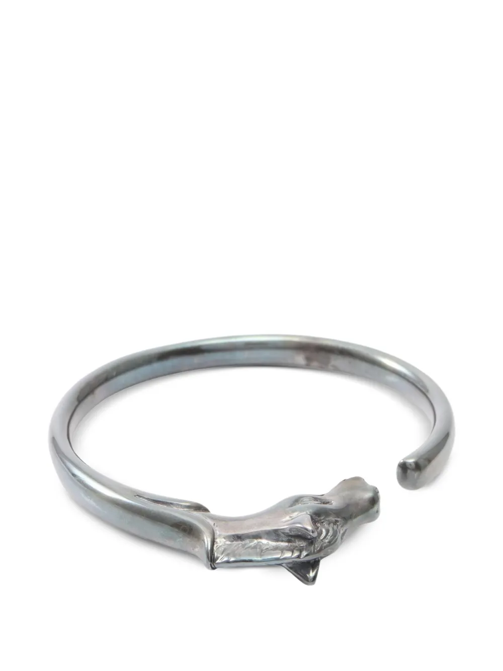 Hermès Pre-Owned Schwarz Horse bangle - Grigio
