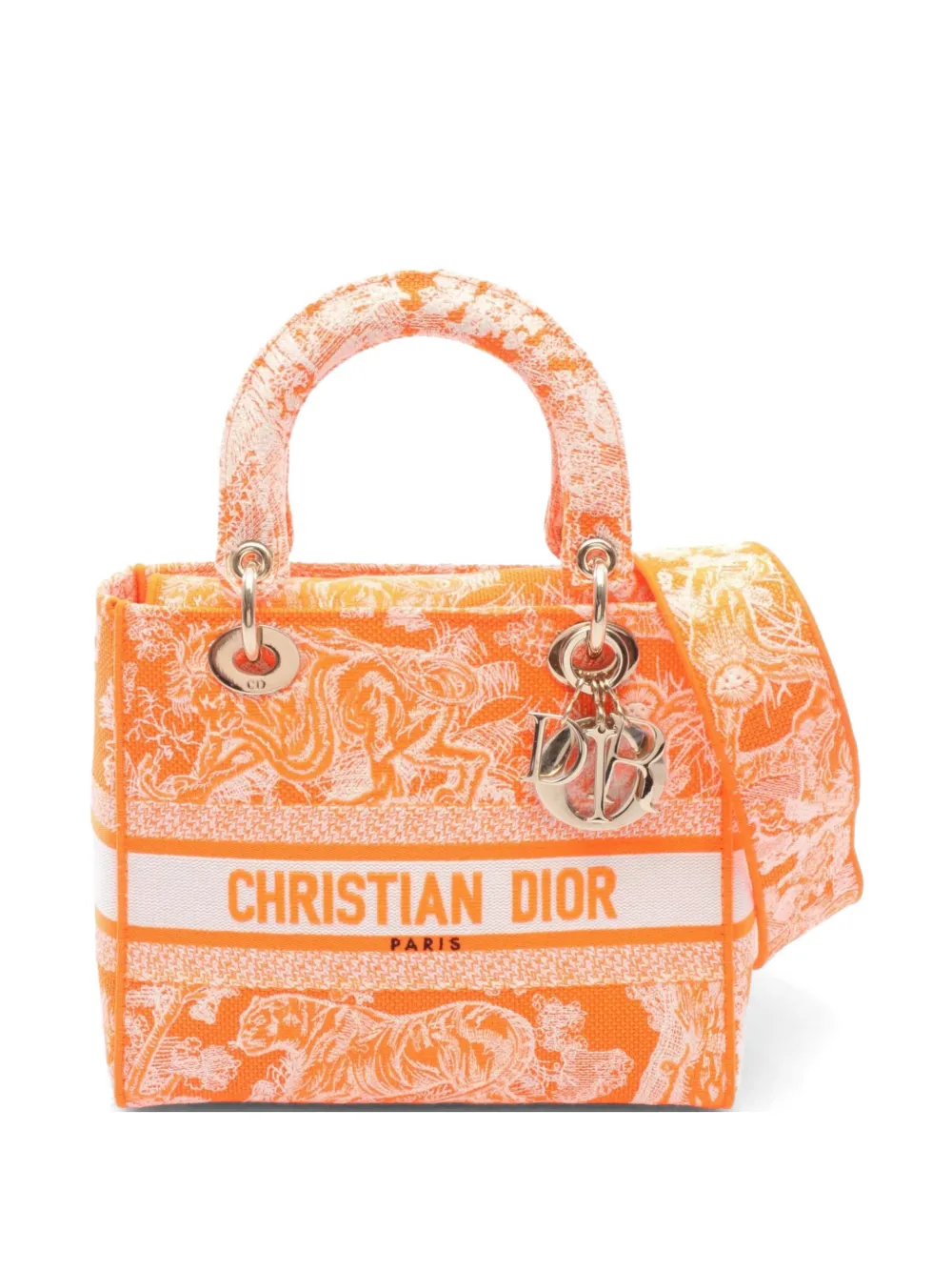 Christian Dior Pre-Owned Lady D-Lite shoulder bag - Arancione