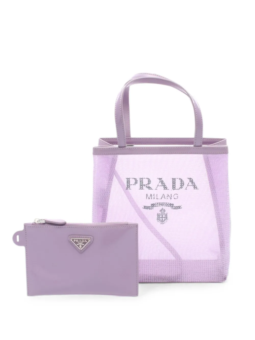 Prada Pre-Owned 2010s Rete Paillettes tote bag - Viola