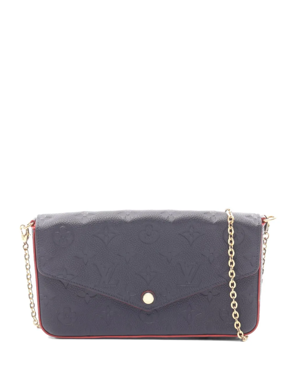 Louis Vuitton Pre-Owned 2019 Felicie Monogram Empreinte cross body bag - Blu