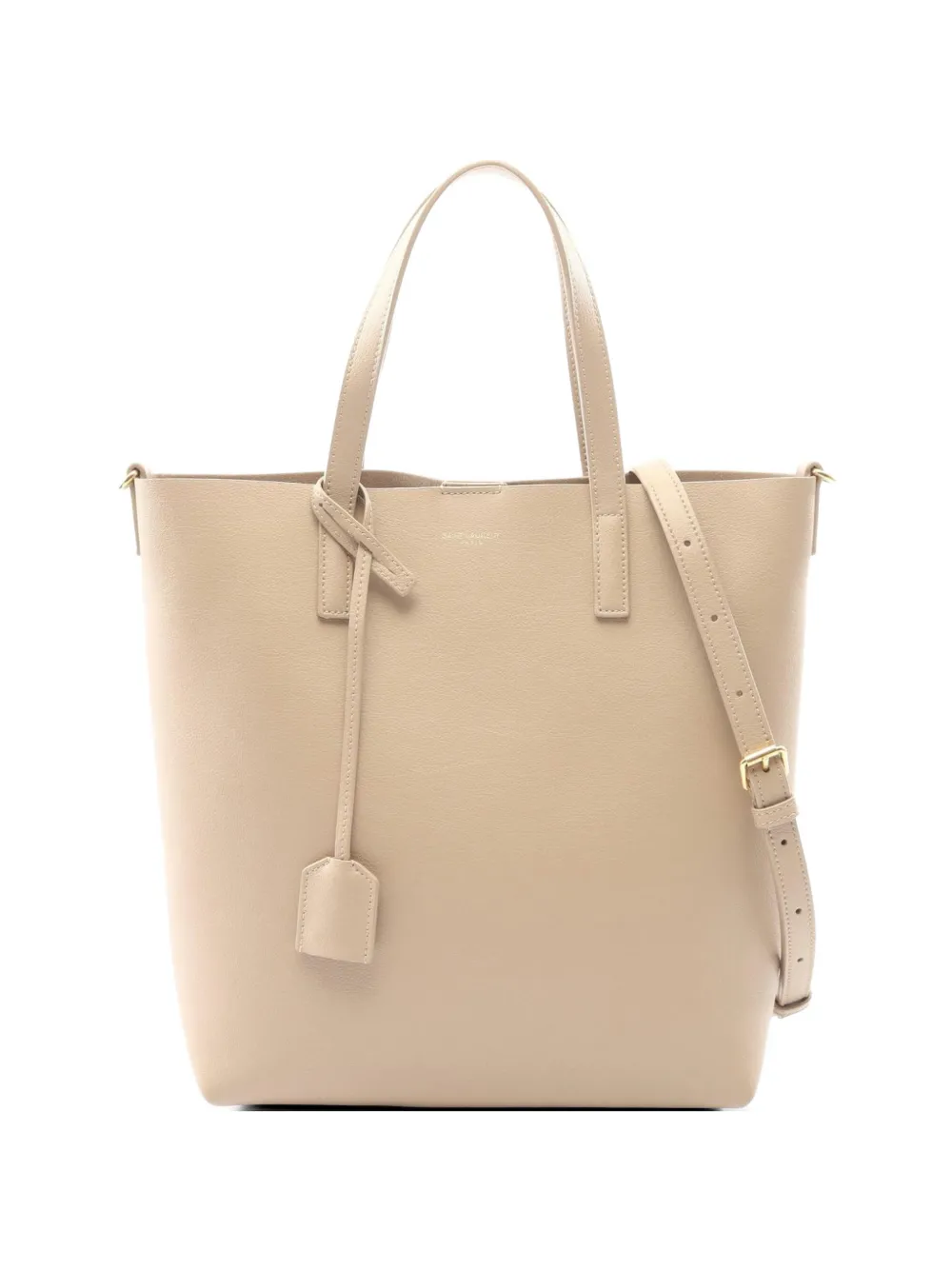 Saint Laurent Pre-Owned Shopping Toy leather tote bag - Toni neutri