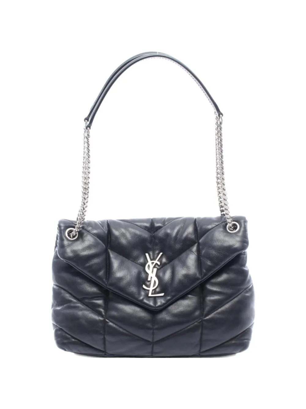 Saint Laurent Pre-Owned 2010s medium Puffer chain-strap shoulder bag - Schwarz