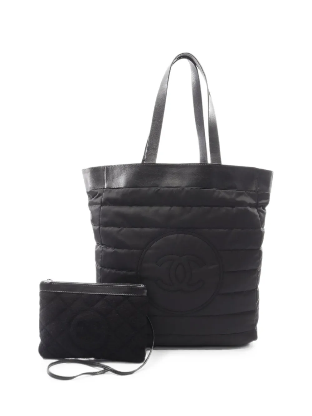 CHANEL Pre-Owned 2013-2014 Coco Mark reversible tote bag - Nero