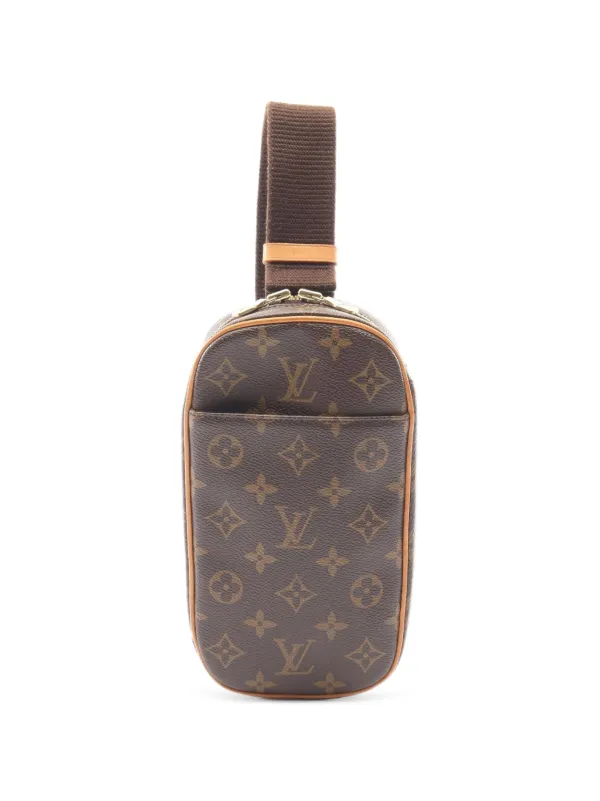 Louis Vuitton Pre-owned 2005 Pochette Ganju Monogram Messenger Bag in Brown