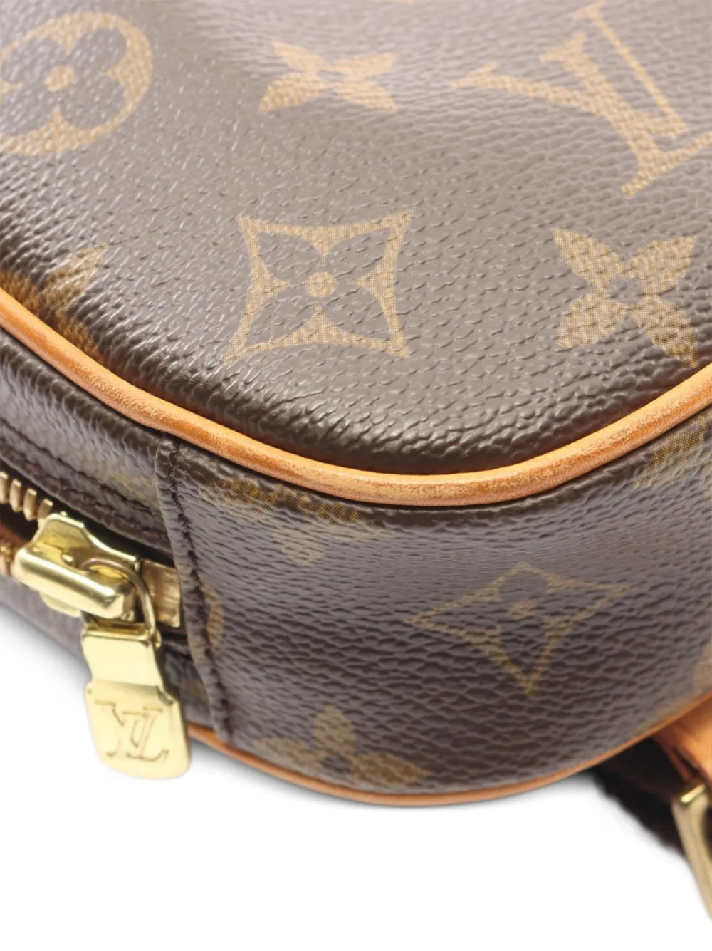 Louis Vuitton Pre-owned 2005 Pochette Ganju Monogram Messenger Bag in Brown, view 4